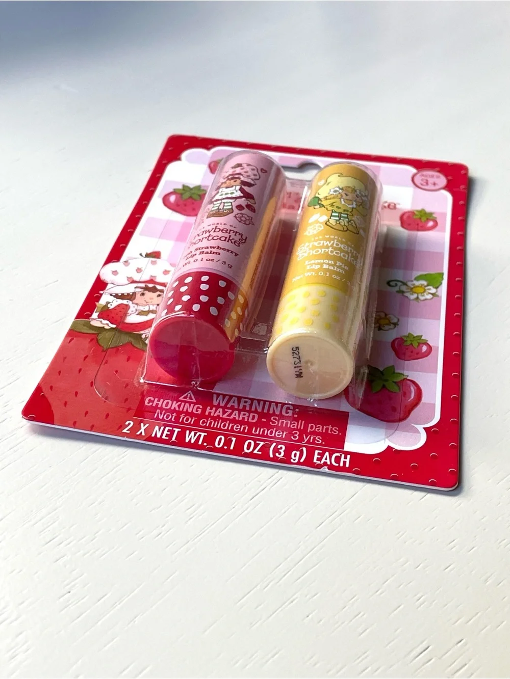 NIP Strawberry Shortcake sugar lip scrub & lip balm duo